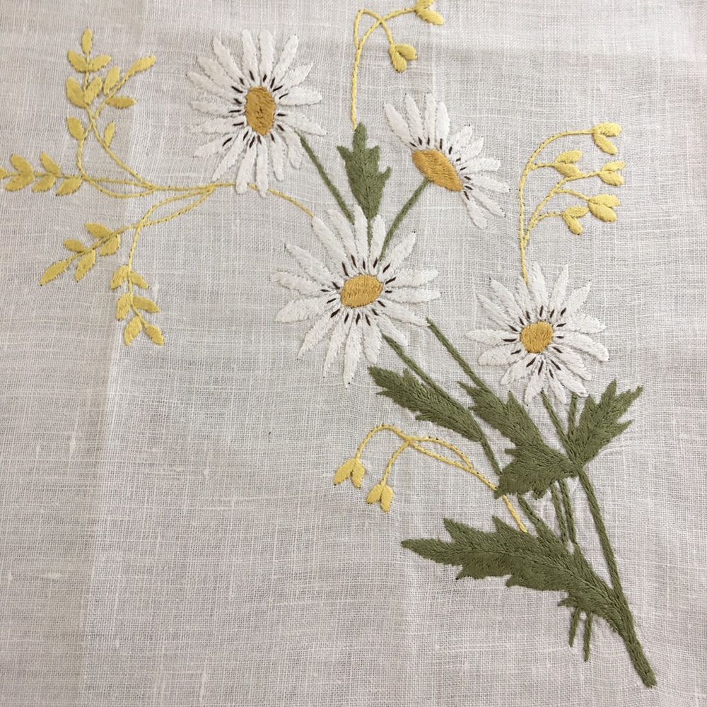 Tablecloth Plus a table topper